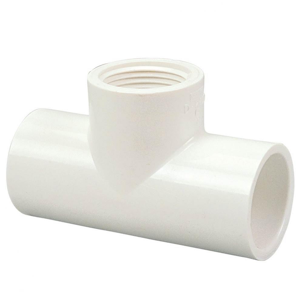 402-101 3/4X3/4X1/2 SXSXF RED TEE PVC 40