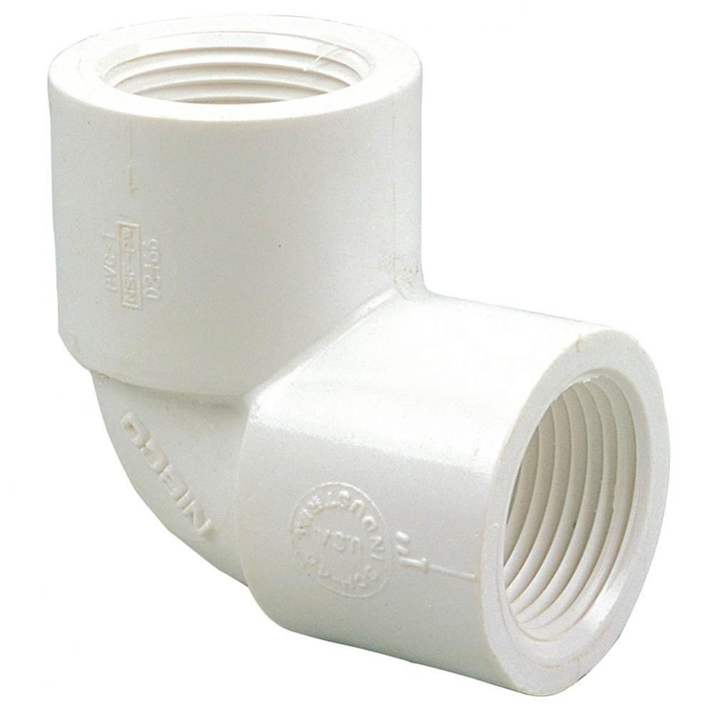 408-005 1/2 FXF 90 DEG ELL PVC 40