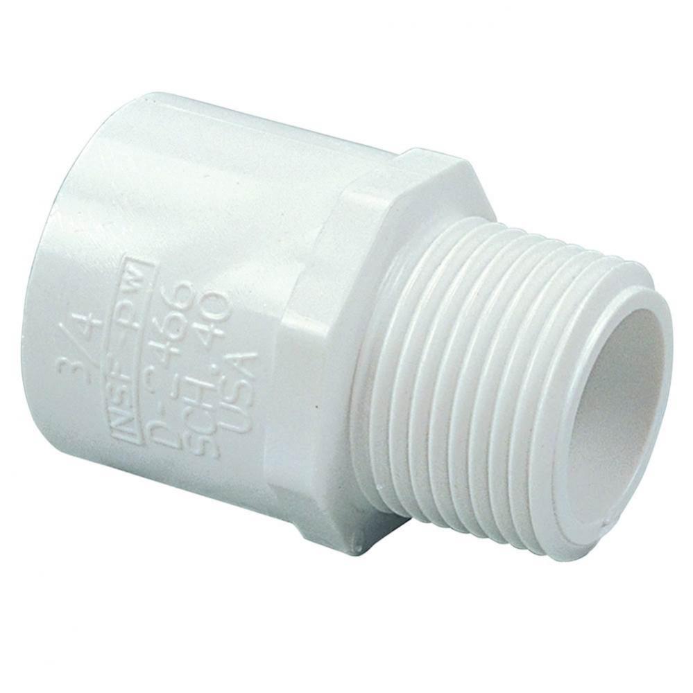 436-007 3/4 MXS MALE ADAPTER PVC 40