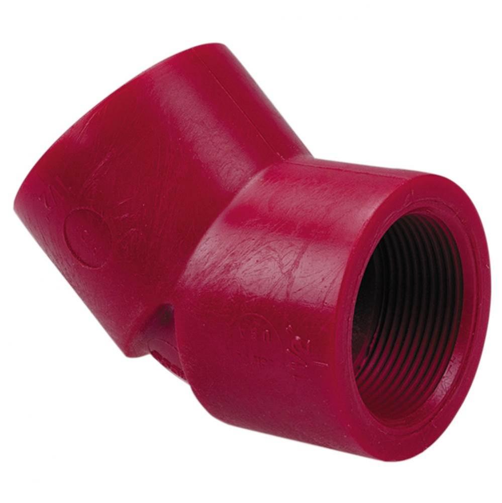 650633  3/4  THD 45 ELL PVDF