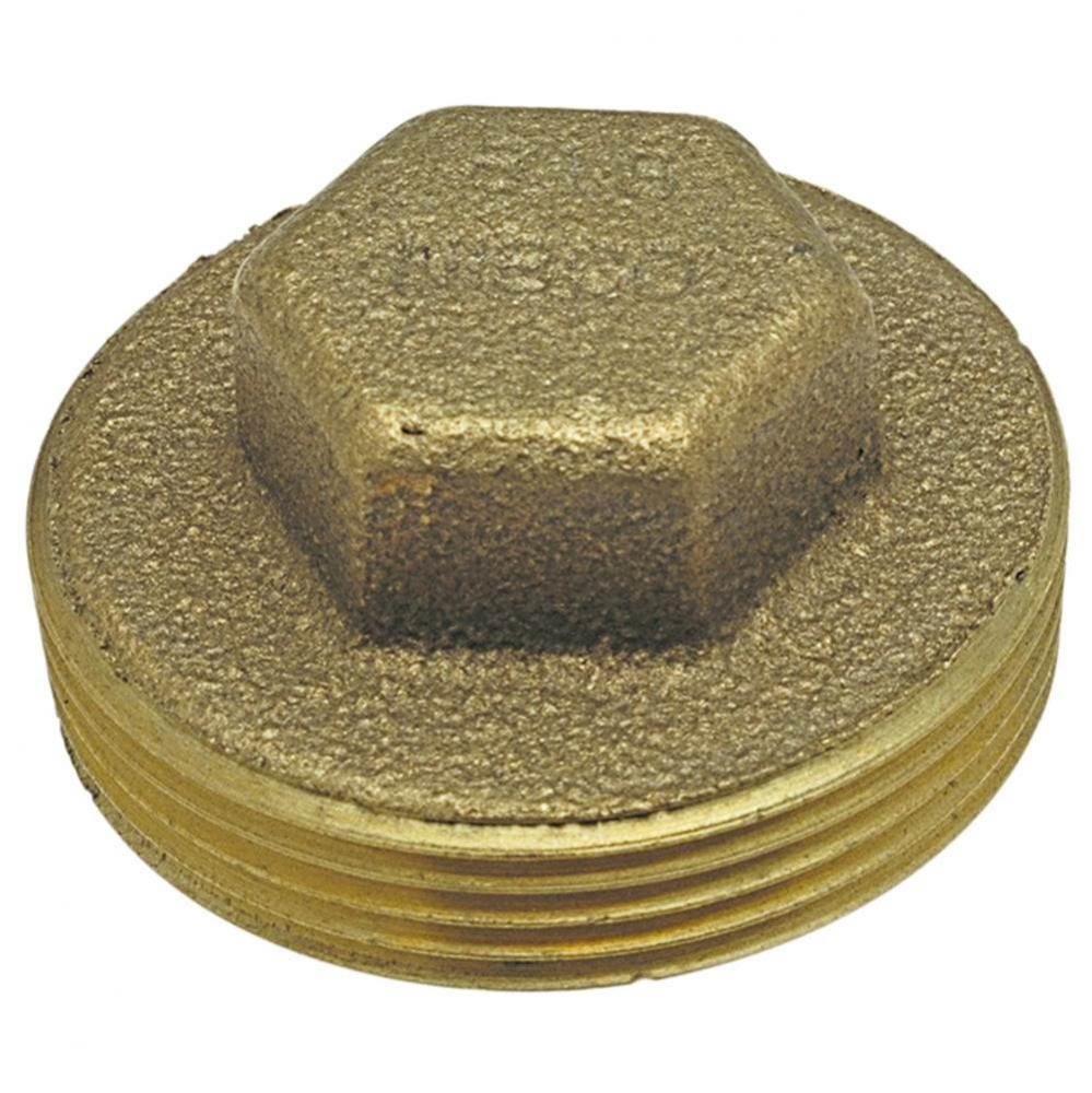 818 11/2 M DWV ASA  PLUG  W HEX  HD CAST