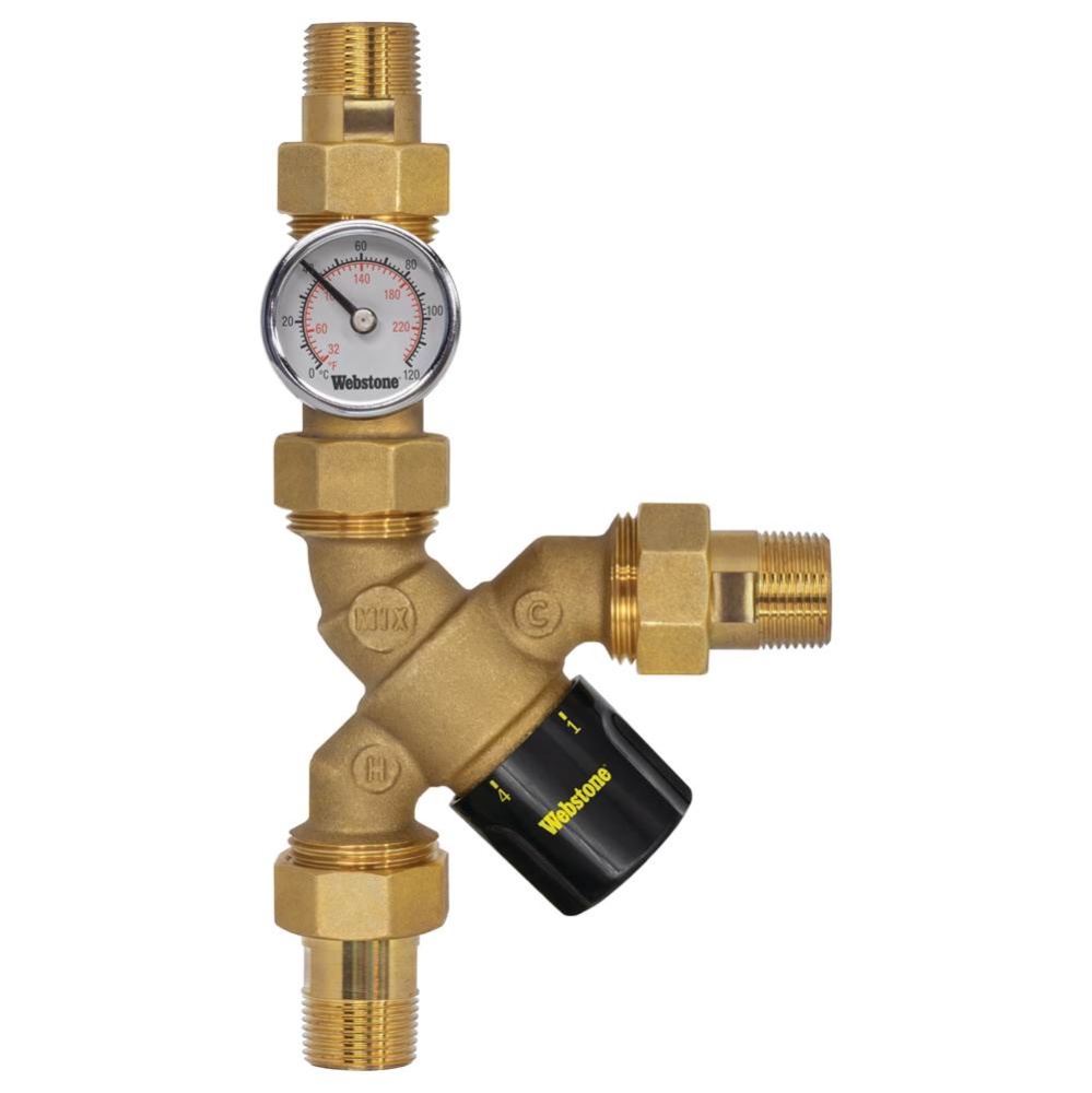 1/2 Mip Y-Tmv With Ck & Temp Gauge-176 Max