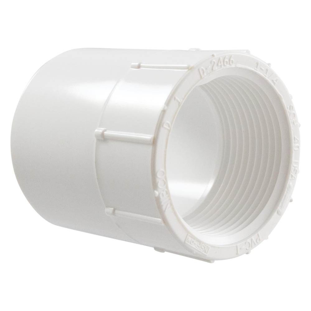 435-012 11/4 SXF FE ADAPTER PVC 40