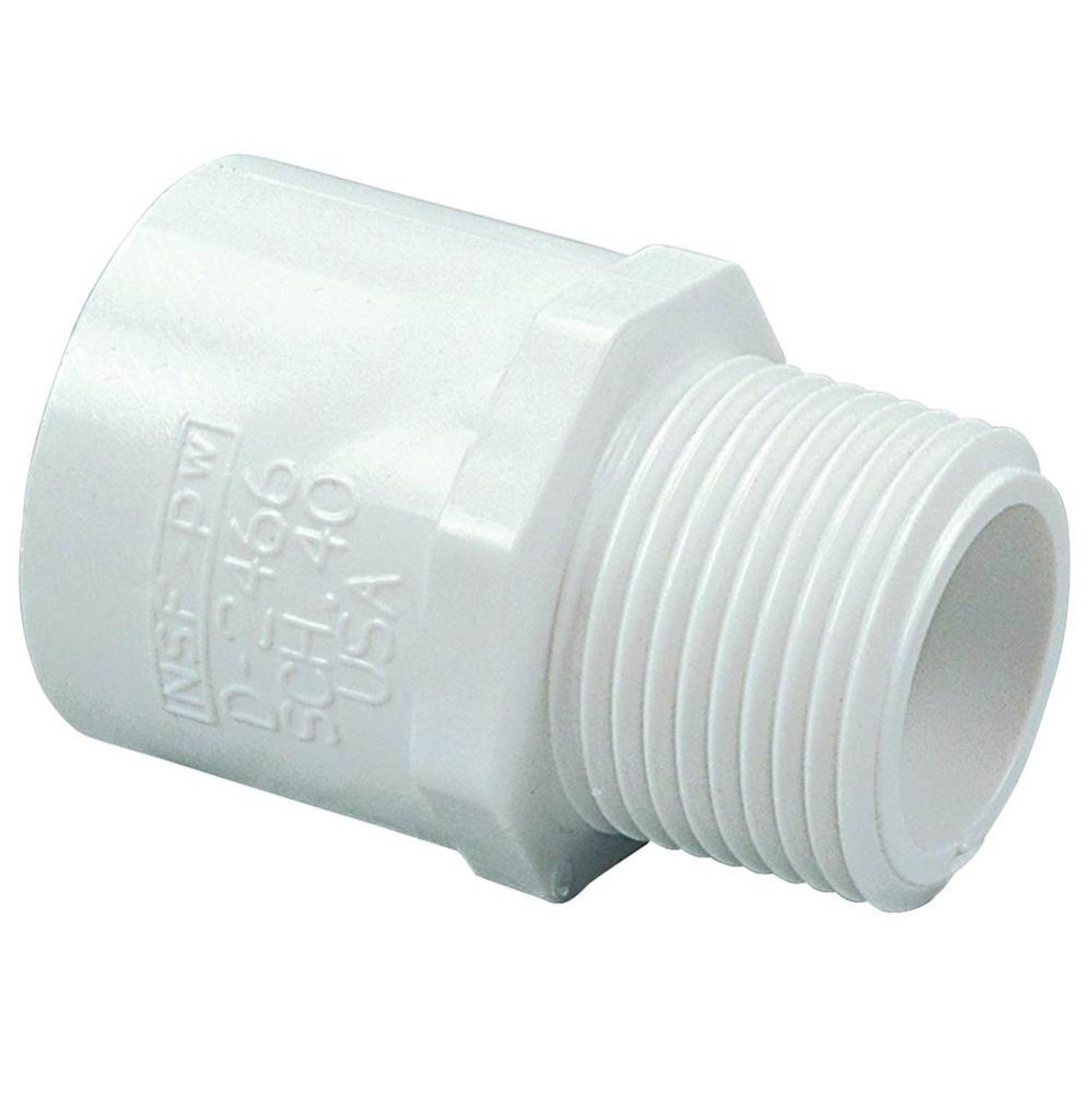 436-007 3/4 MXS MALE ADAPTER PVC 40