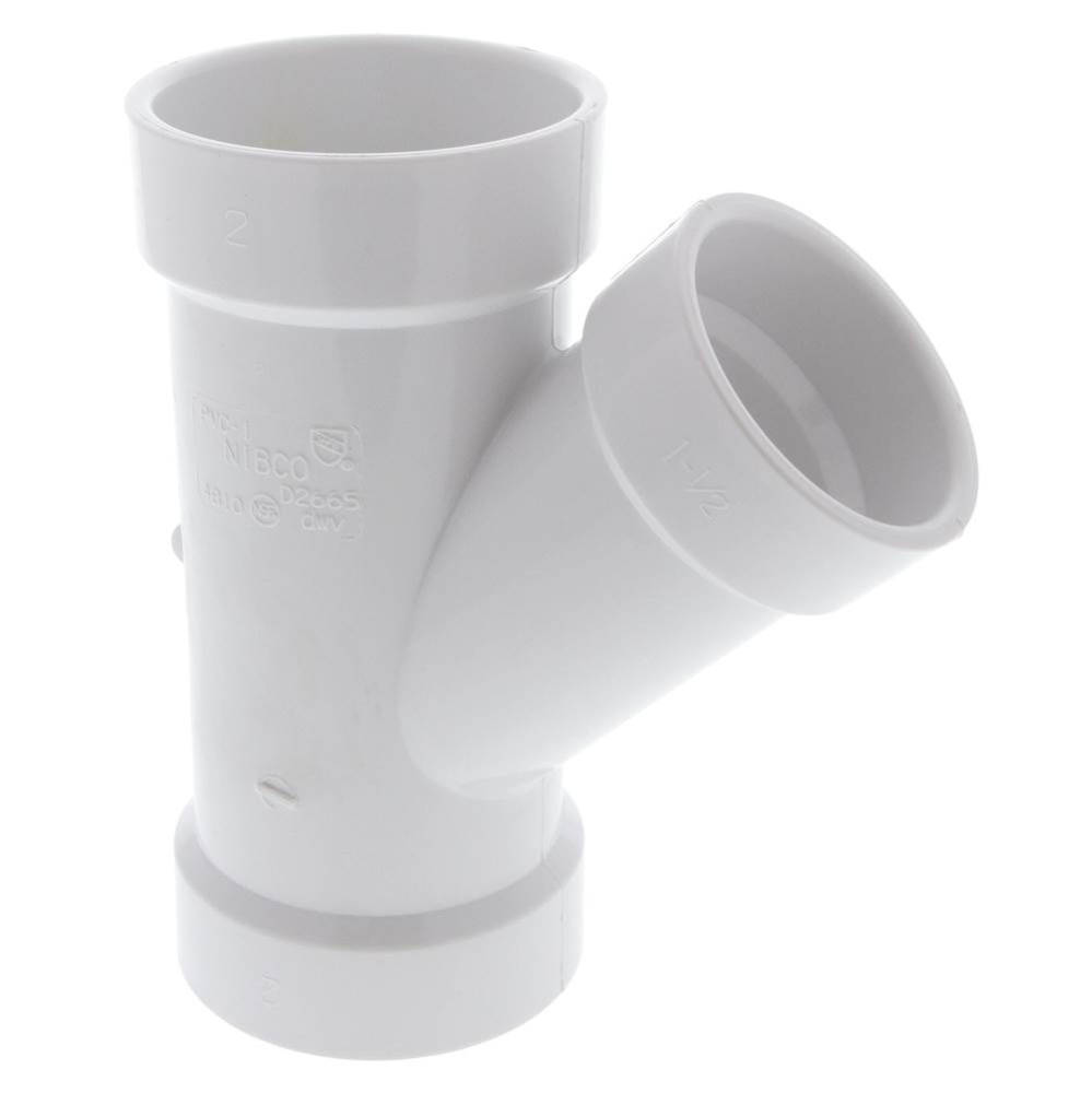 4810R 2X2X11/2 HXHXH 45 WYE PVC