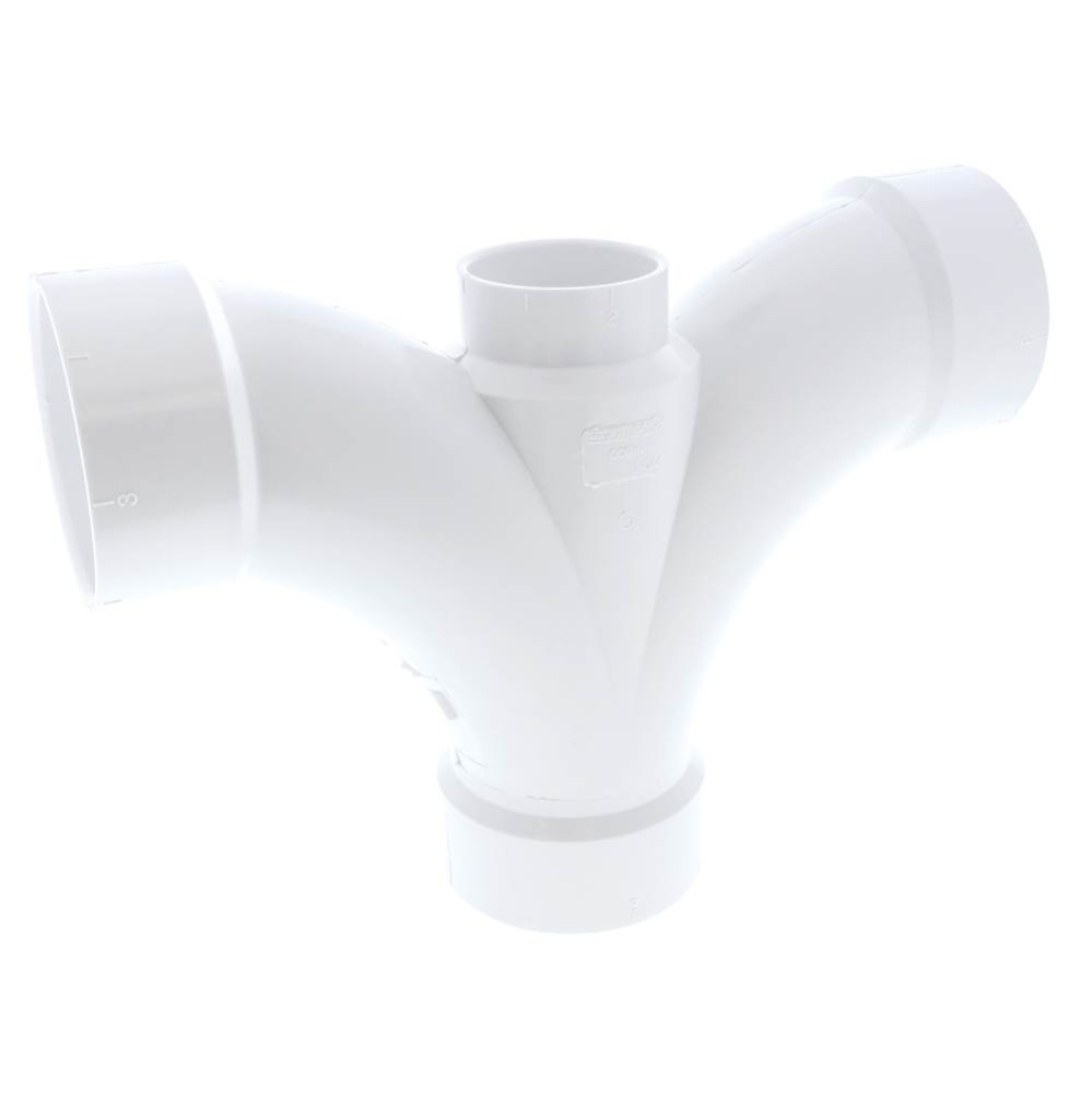 4835BR 3X2X3X3 HUB DBLE FIXTURE TEE PVC