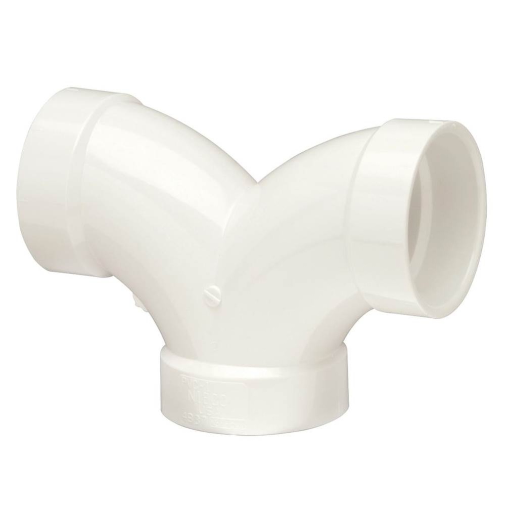 4837 4 HXHXH DOUBLE ELBOW PVC