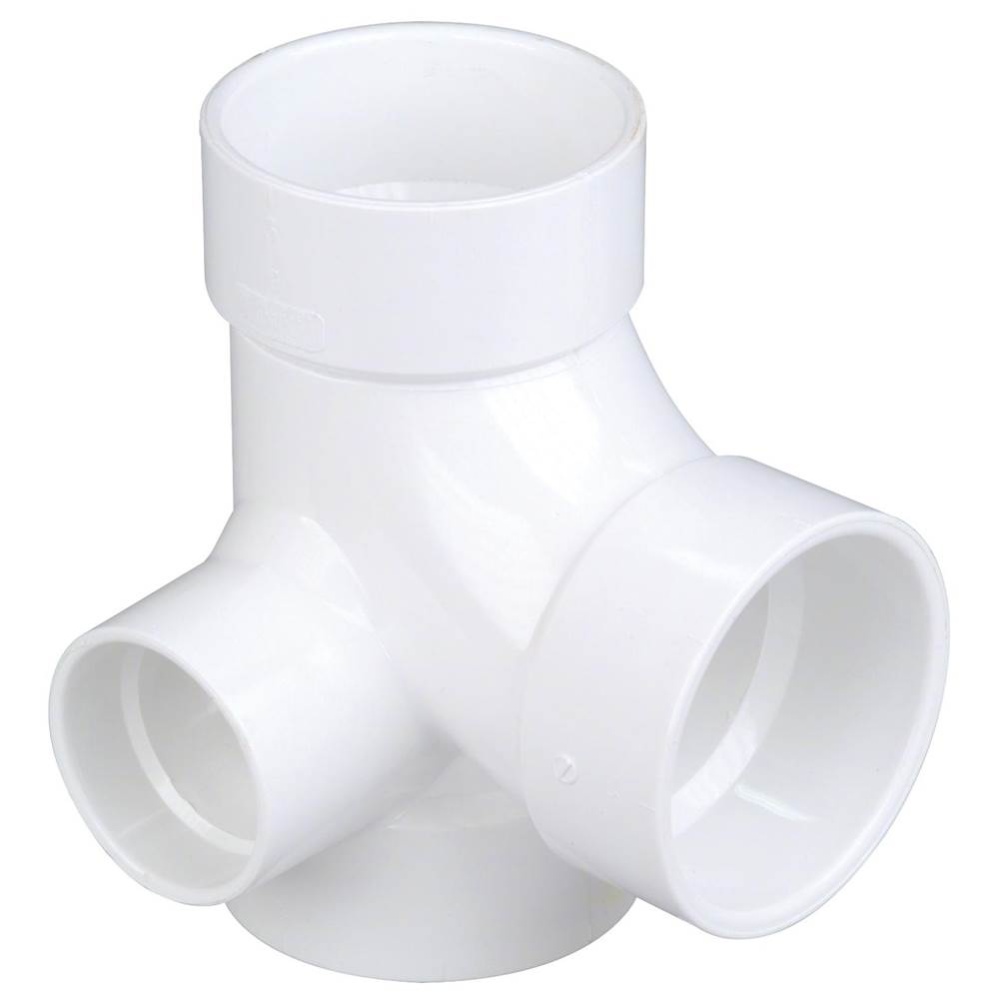 4872 4X4X4X2 PVC TEE W/RIGHT INL PVC