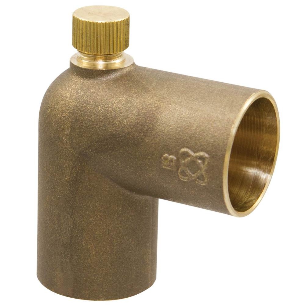 705D-LF 1/2 CXC 90 VENT ELB W/CAP FORGED