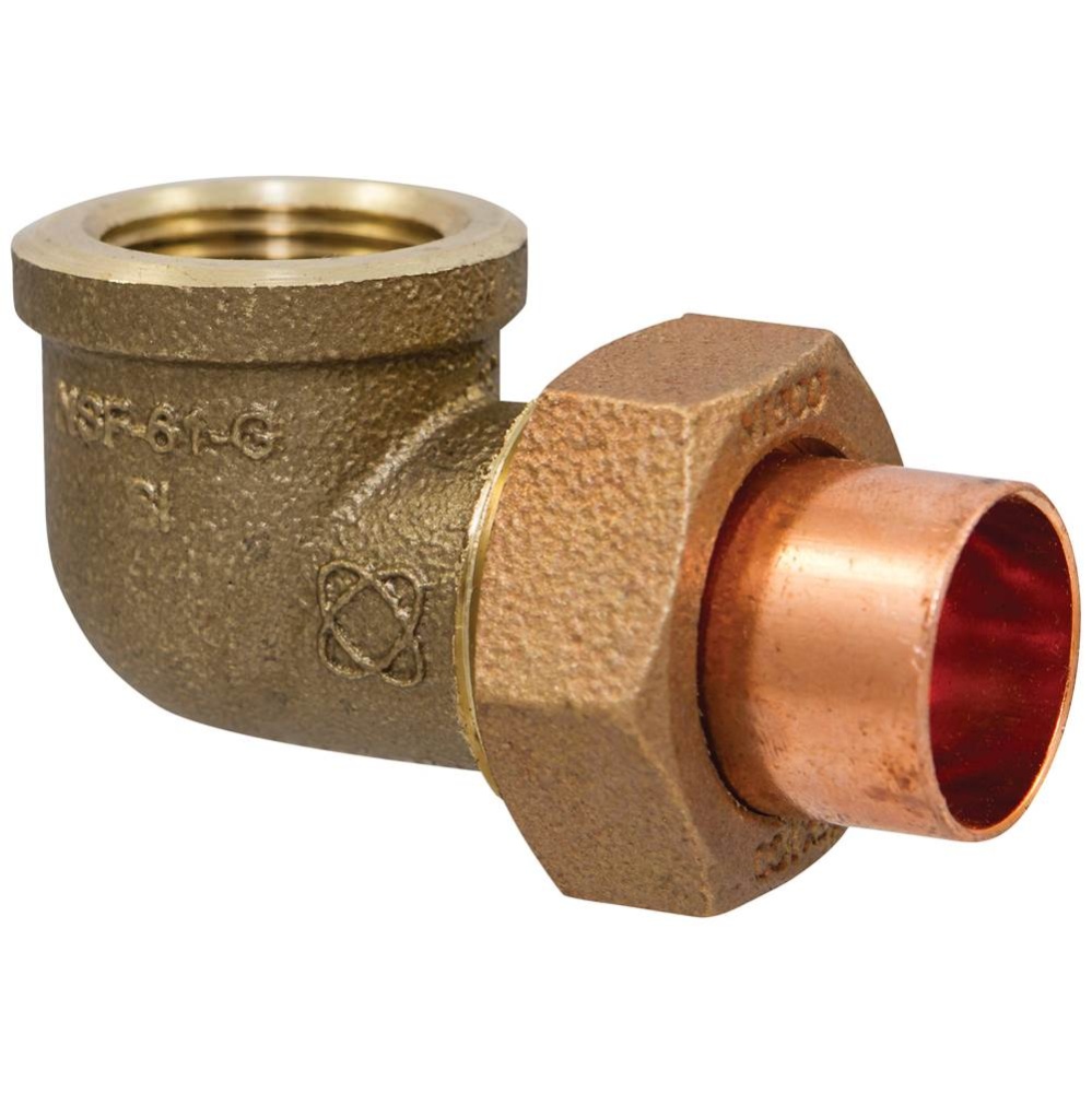 707-3-6-LF 1/2 CXF 90 UNION ELBOW CAST