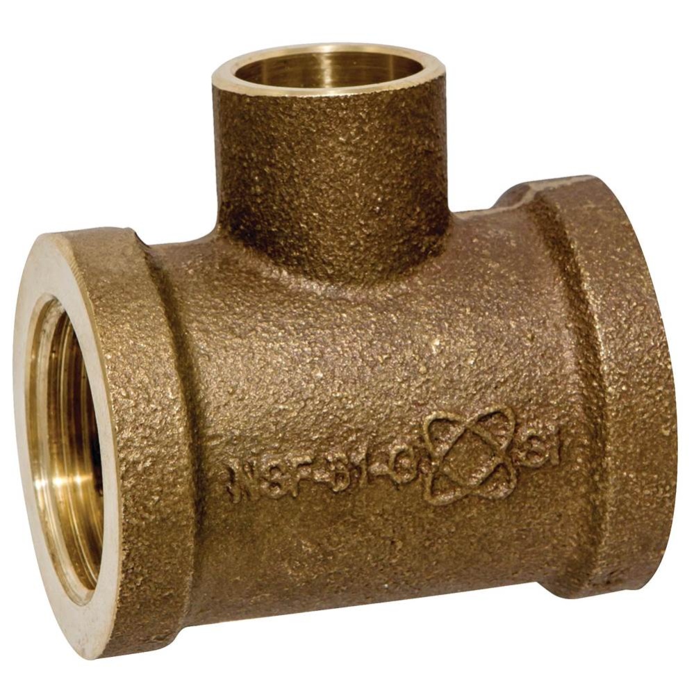 710-3RR-LF 3/4X1/2X3/4 FXFXC TEE FORGED