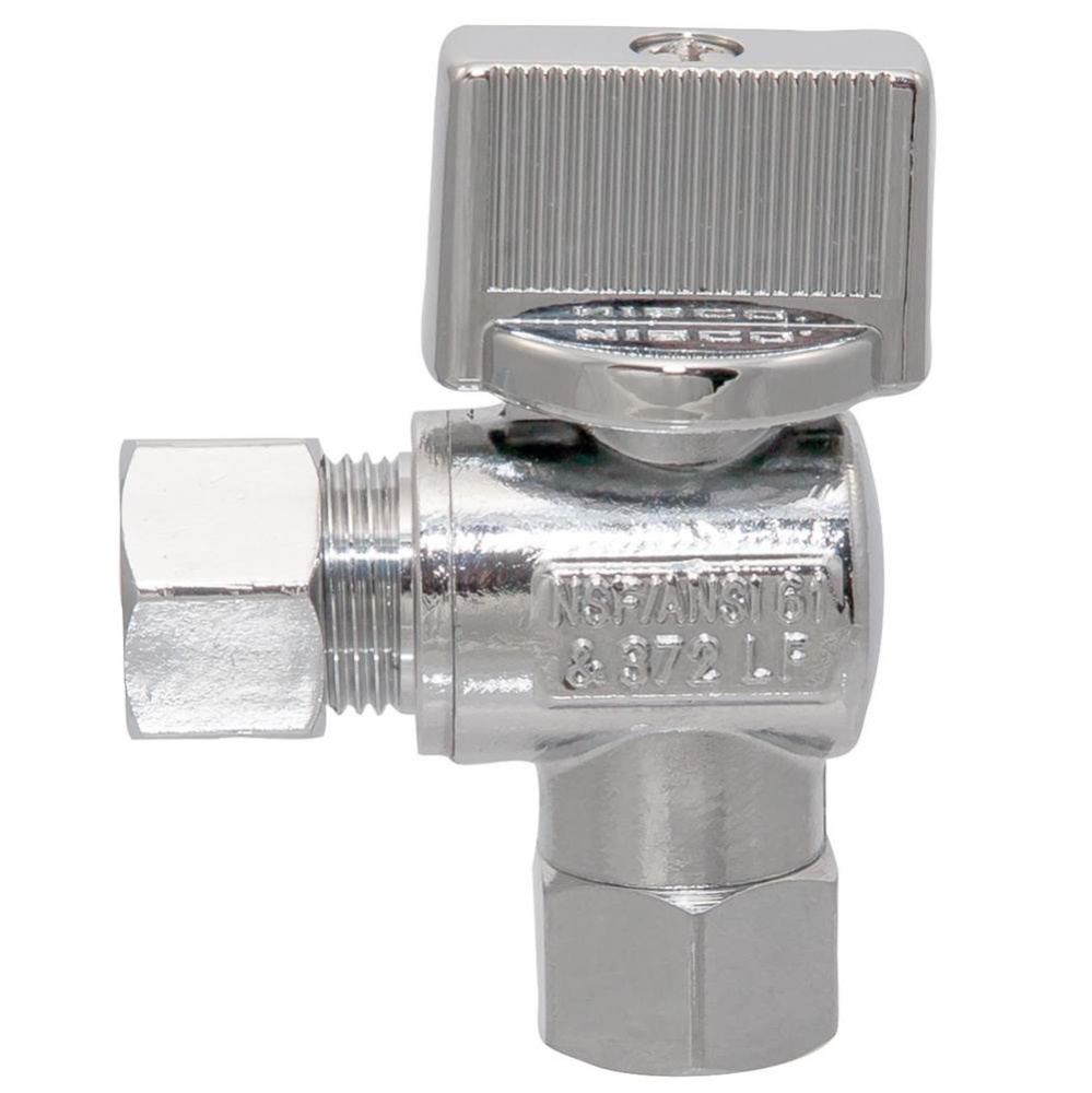 7145F-LF ANGLE SUPPLY STOP 3/8ODFX3/8OD