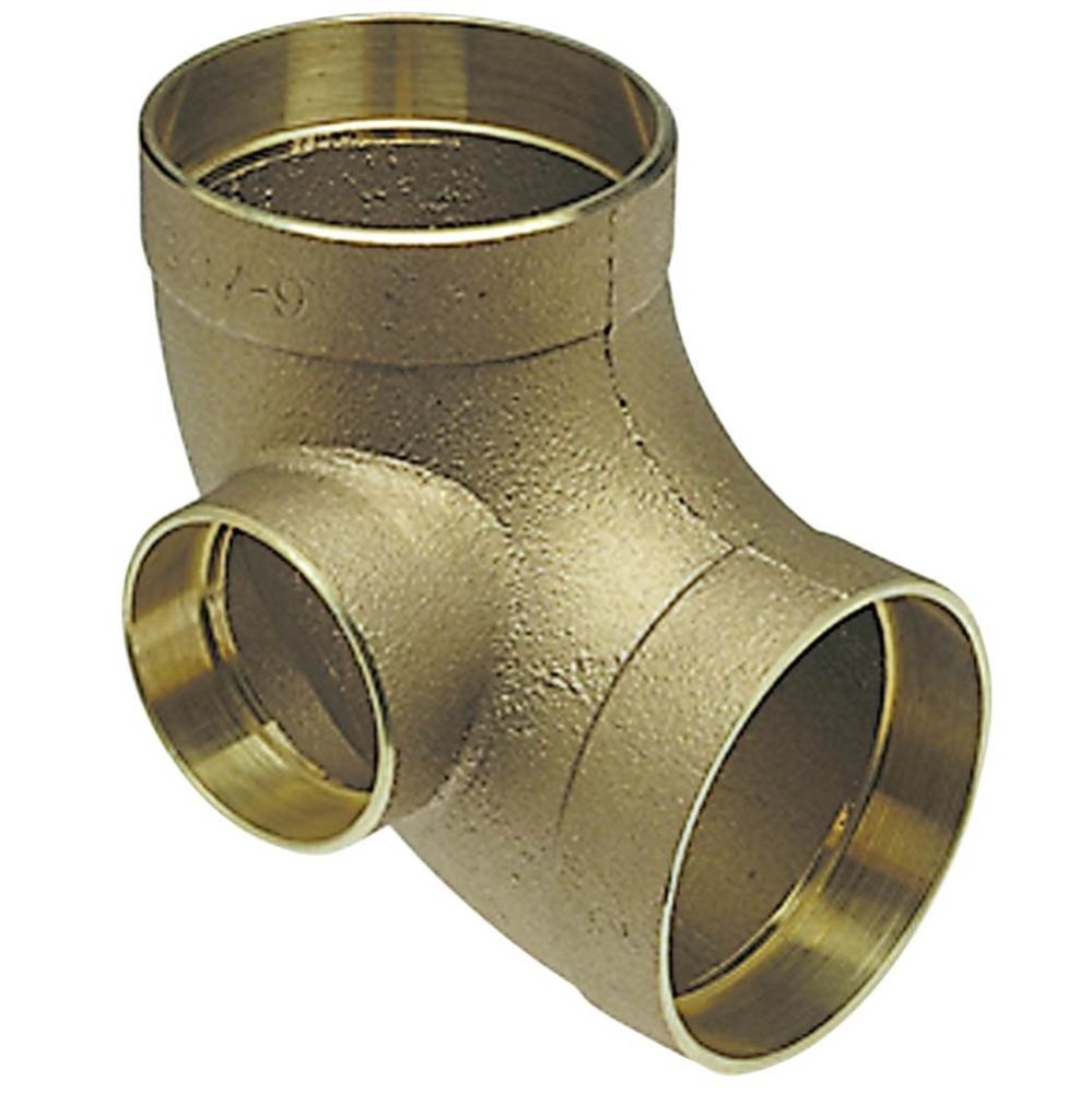 8079R 3X3X2 DWV 90 W/SIDE INLET CAST