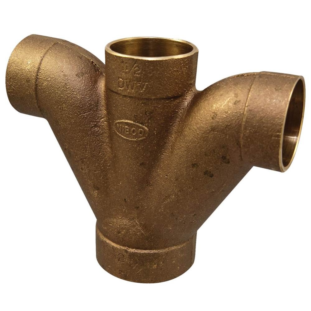 835Brr 2X11/2X11/2X11/2 Dwv Dbl San Tee