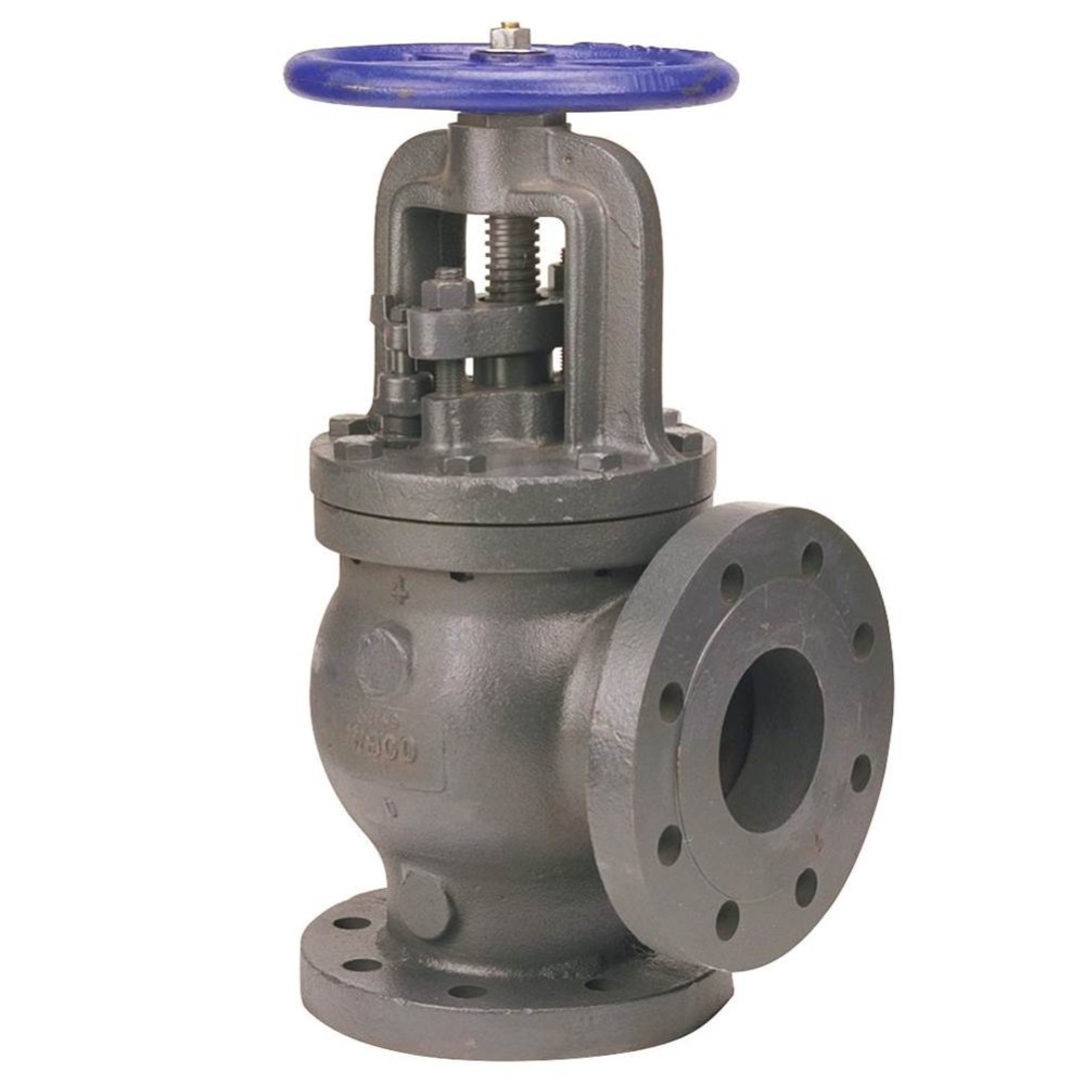 F869B 8 Flg Angle Cast Iron