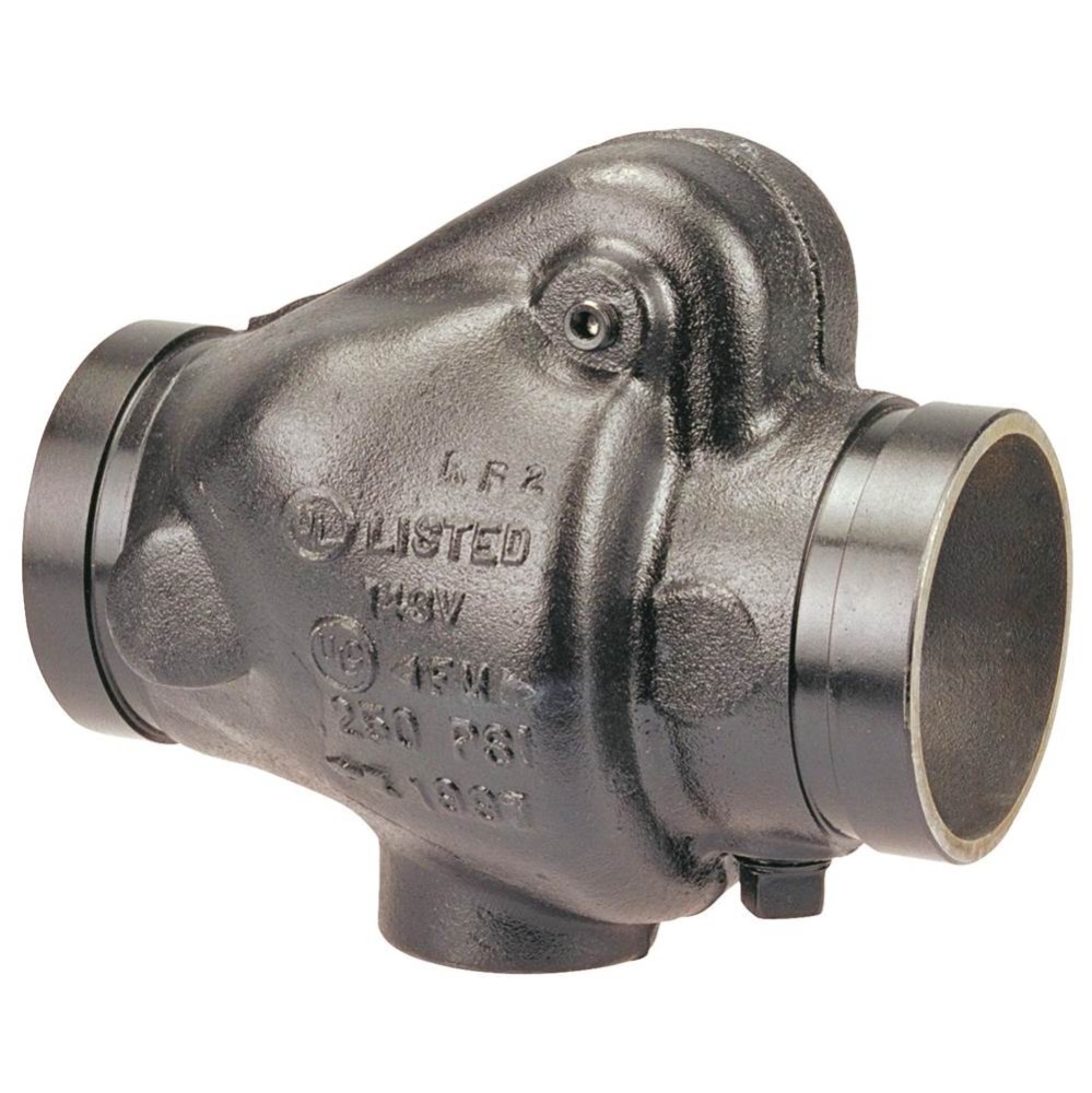 G917W 4'' GROOVED SWING CHECK VALVE