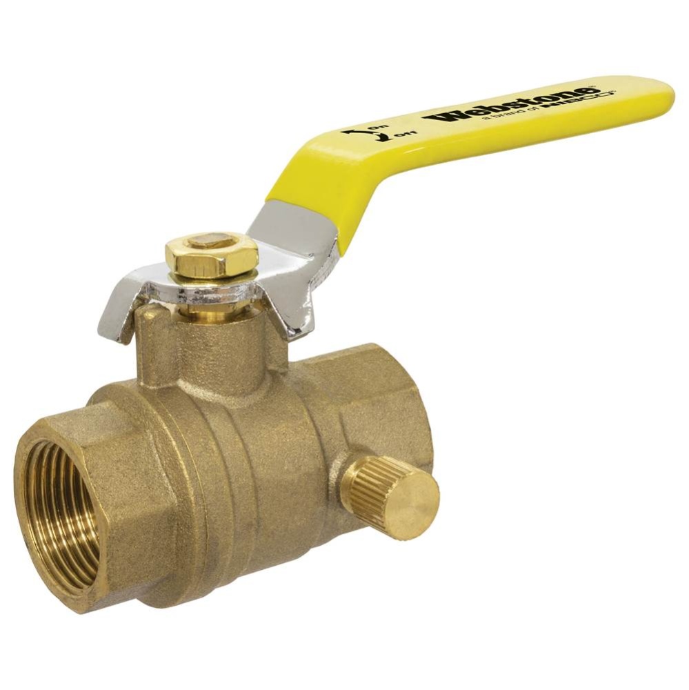 1/2 IPS LF FP BR BL VLV W/BLEEDER