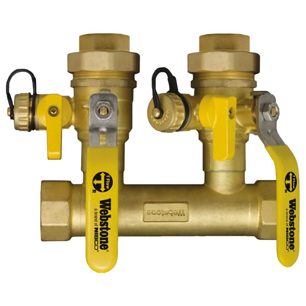 1 1/4 FIP X 3/4 HC DBL BL DRN KIT