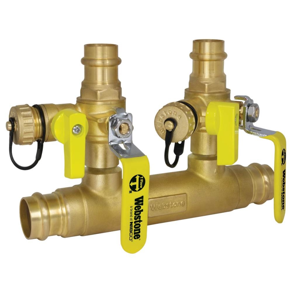1-1/4 PRS Double Ball Drain Manifold