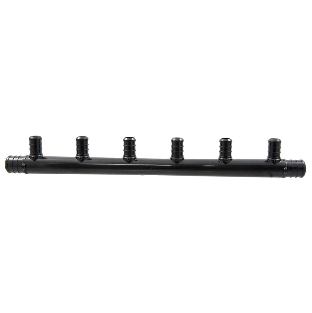 NPDOMT106 PEX MP TEE 3/4 6-PORT OPEN