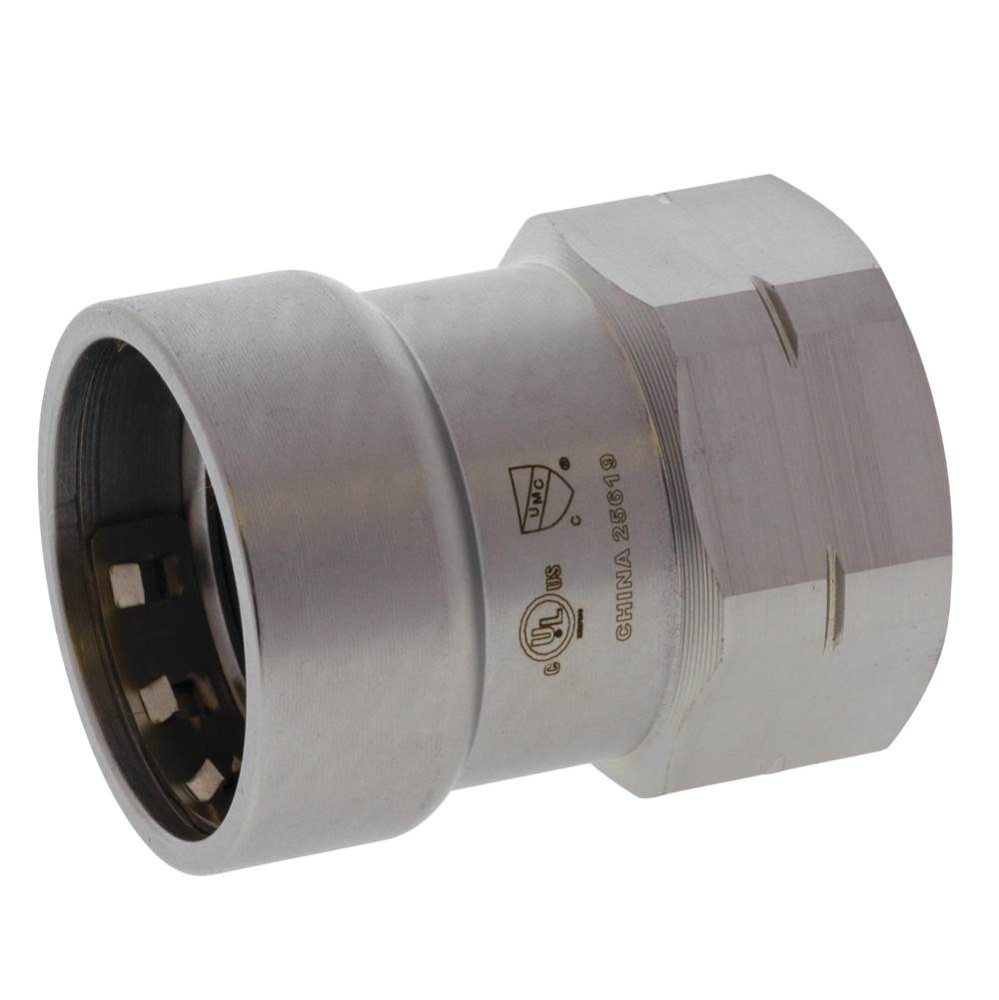 PC203 2 PRESS X F ADAPTER, CARBON STEEL