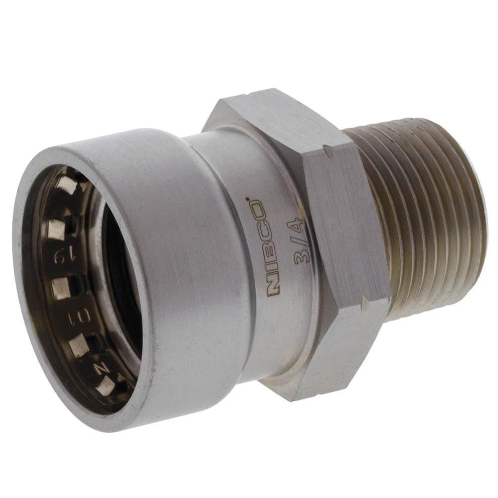 PC204 1/2 PRESS X M ADAPTER, CBN STL