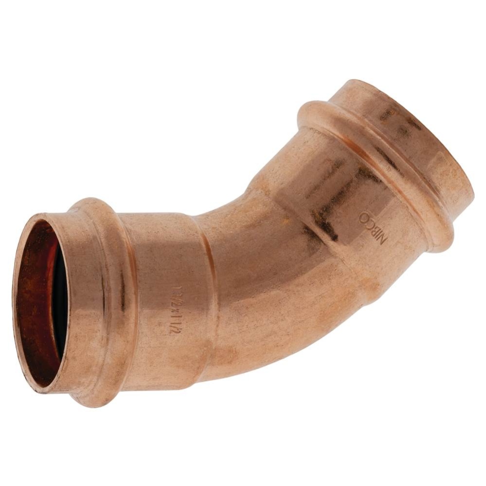 1/2'' Press Elbow 45 Copper