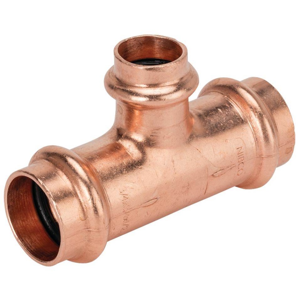 PC611 3/4 X 3/4 X 1/2 PRESS TEE LD