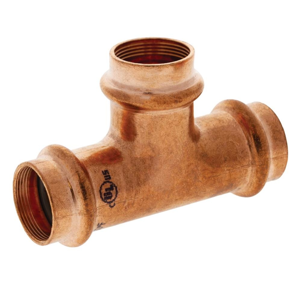 PC9611 1/4 OD PRESS TEE