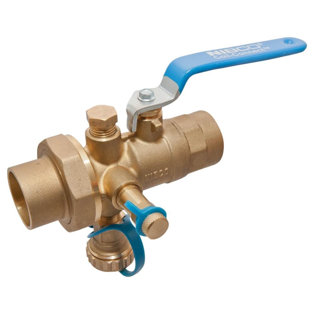 S1830 2 SOLDER END COMBO BV W/DRAIN