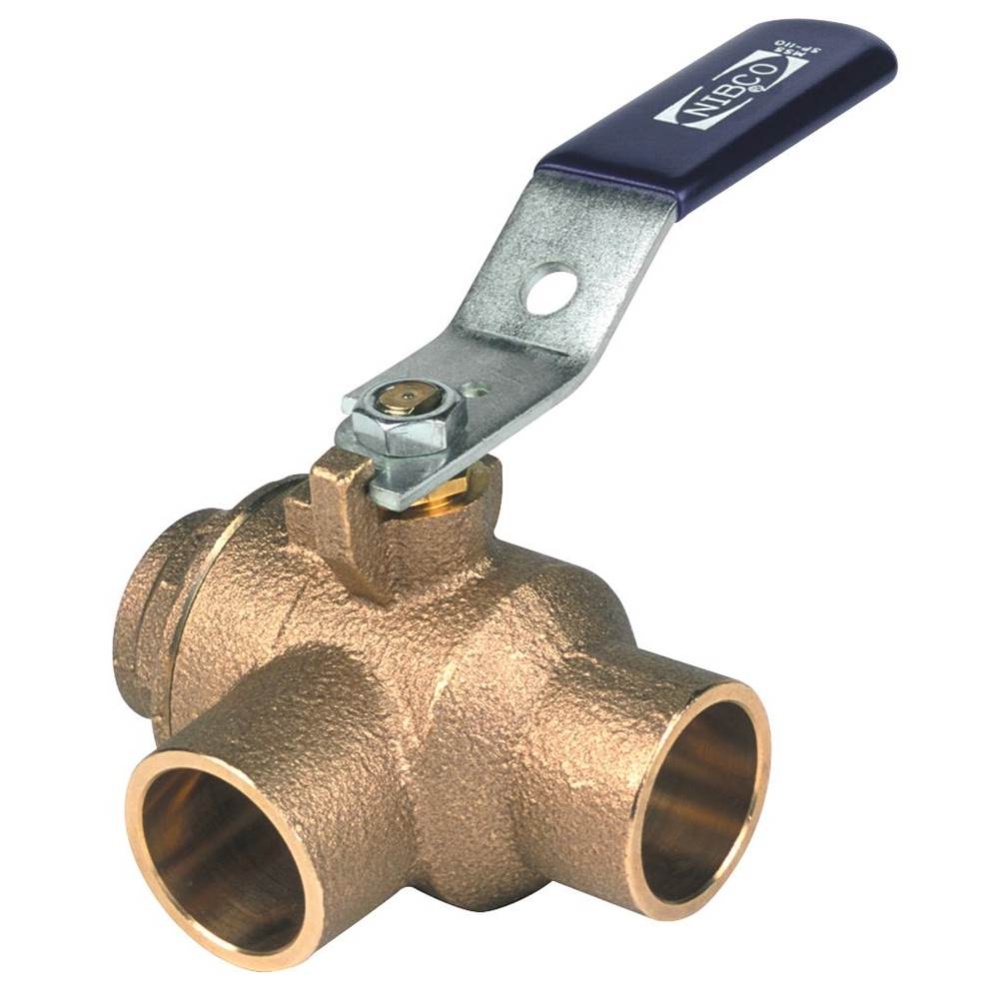 S58570W3 1/2 3 Way Ball Valve