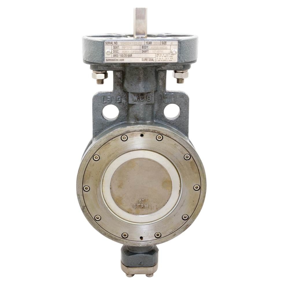 2 HPBFV 150WAF WCB CF8M RPTFE 17-4 BARE