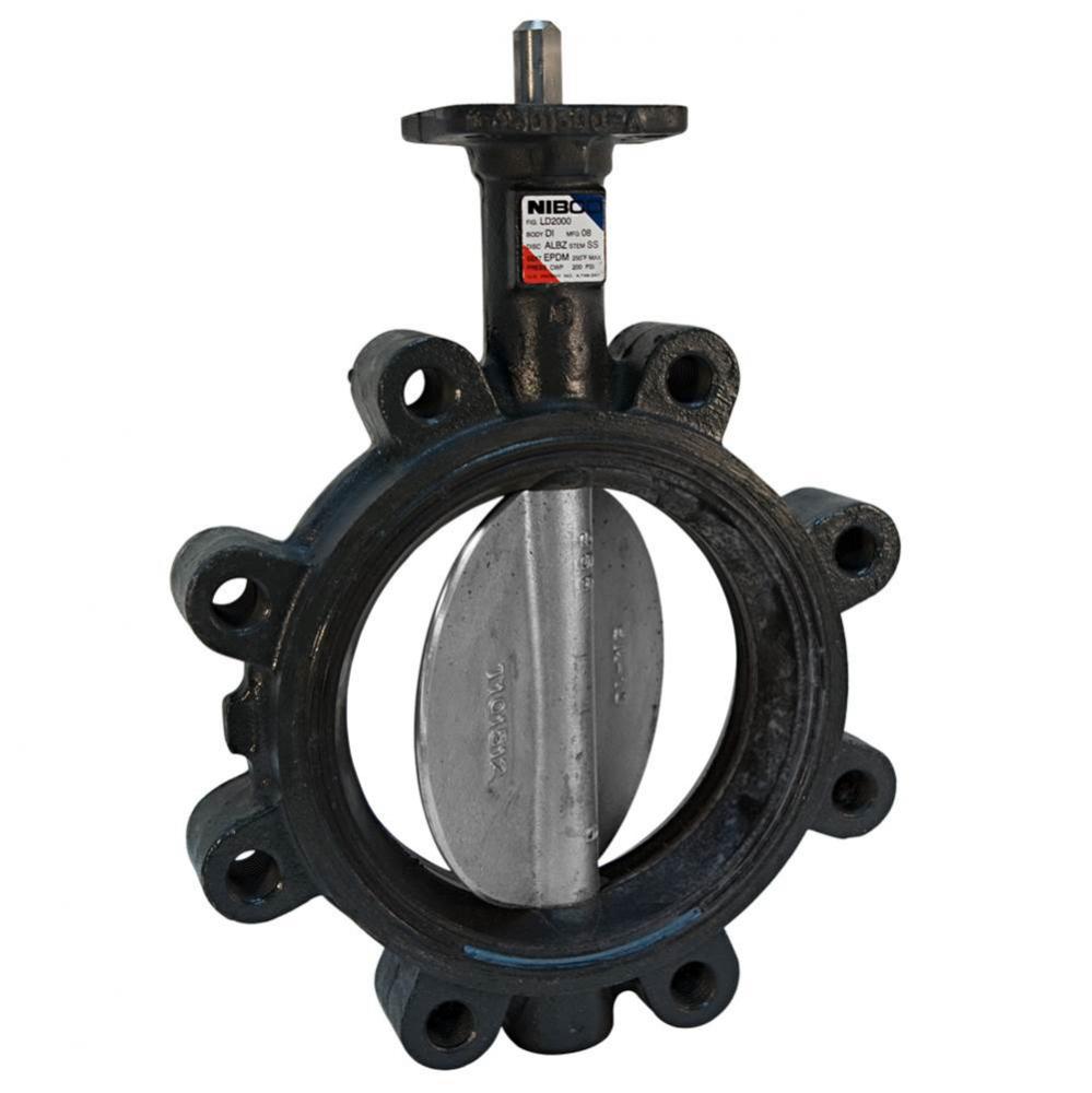 LDL0100 5 LUG BFV LOW TORQ BARE STEM