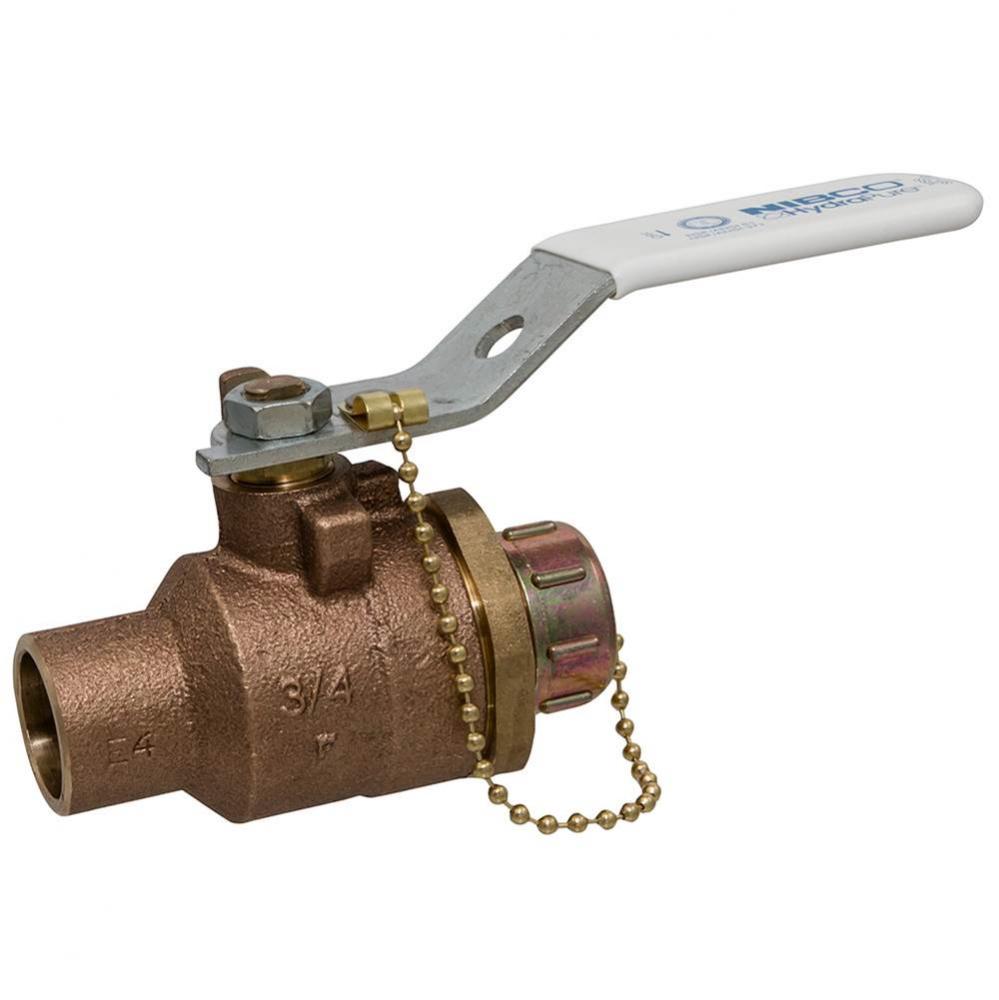 S585-66-Lf-Hc 3/4 W/ 3/4 Hose Cap Ss Trm