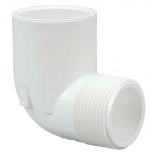 Nibco L06990Y - 410-005 1/2 MXS 90 STREET ELL PVC 40