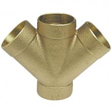 Nibco E265300 - 834 11/2 CXCXCXC DWV 45 DBLE WYE CAST