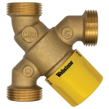 Nibco H-70000W-Y - 1 Gmt Lf Dzr Br Y-Tmv Body 131F