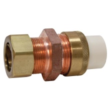 Nibco M26500L - 47337LF 1/2 S X BRS COMP UNION CPVC CTS