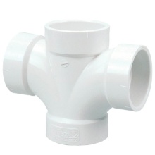 Nibco K270450 - 4835 2 HUB DOUBLE SANITARY TEE PVC