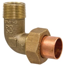 Nibco B07275L - 707-4-6-LF 3/8 CXM 90 UNION ELBOW CAST