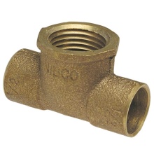 Nibco B146550 - 712R 1X1X3/8 CXCXF TEE CAST