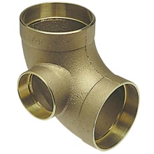 Nibco E068250 - 8079R 3X3X2 DWV 90 W/SIDE INLET CAST