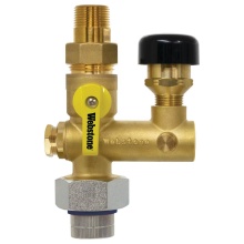 Nibco H-21662W-VR - 1/2 Mip Du-Wh Supply Vlv With Vrv