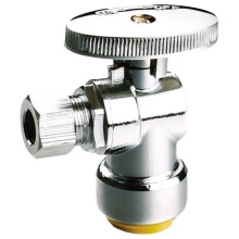 Nibco H-26821W - 1/2 PRO-PUSH x 3/8 COMP LF ANG STOP