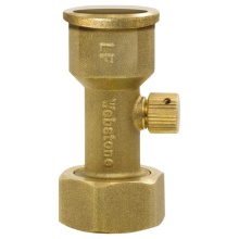 Nibco H-30000W-TP - 3/4 HOSE x 1/2 NPT LF ADD-A-GAUGE TOOL