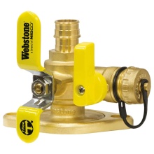 Nibco H-31413WHV - 3/4 1960 Pex Isolator With Mf Drn & Rot Flg