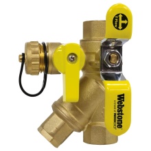 Nibco H-41562W - 1/2 FIP Lf Dzr Br Ball Drn Strainer