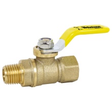 Nibco H-41687 - 1/4 FIP x MIP FP BR MINI BL VLV