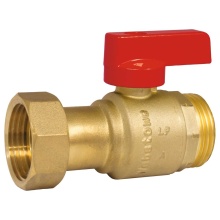 Nibco H-7-G234WR - G1 Union Ball Valve With Check Red