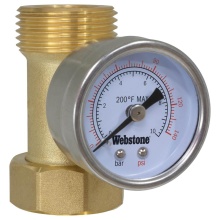 Nibco H-7-G304W-140 - 1 GFU x GMT PRSR GAUGE FTG (140PSI)